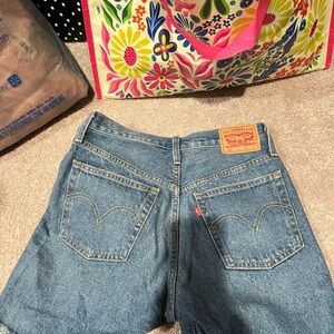 NWOT Levi's Blue Denim Shorts